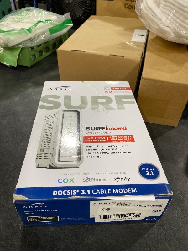 Photo 1 of ARRIS SURFboard SB8200 DOCSIS 3.1 Cable Modem