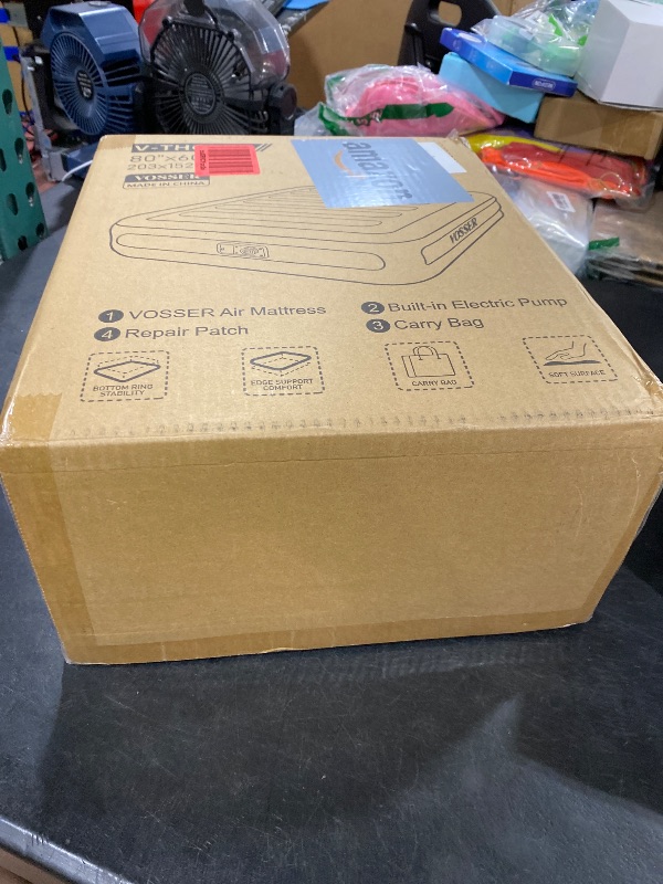 View 2 of VOSSER Queen Air Mattress with Built-in Pump1081517770
1081517770