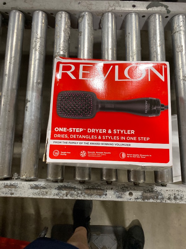 Photo 1 of REVLON One-Step Hair Dryer and Styler Black