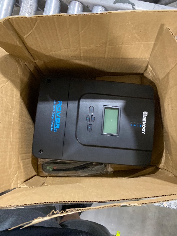 Photo 1 of Renogy Charge Controller-Rover 60A MPPT 12V/24V/36V/48V Auto-Detect LCD Display | 99.9% Efficiency for Gel/Flooded/Lithium Batteries | Dual-Peak Tracking & Modbus Support (60A 12V/24V/36V/48V)