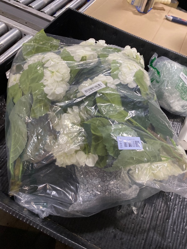 Photo 1 of AxPower 2 Pack Hydrangea Artificial Tree - White, 31 inch