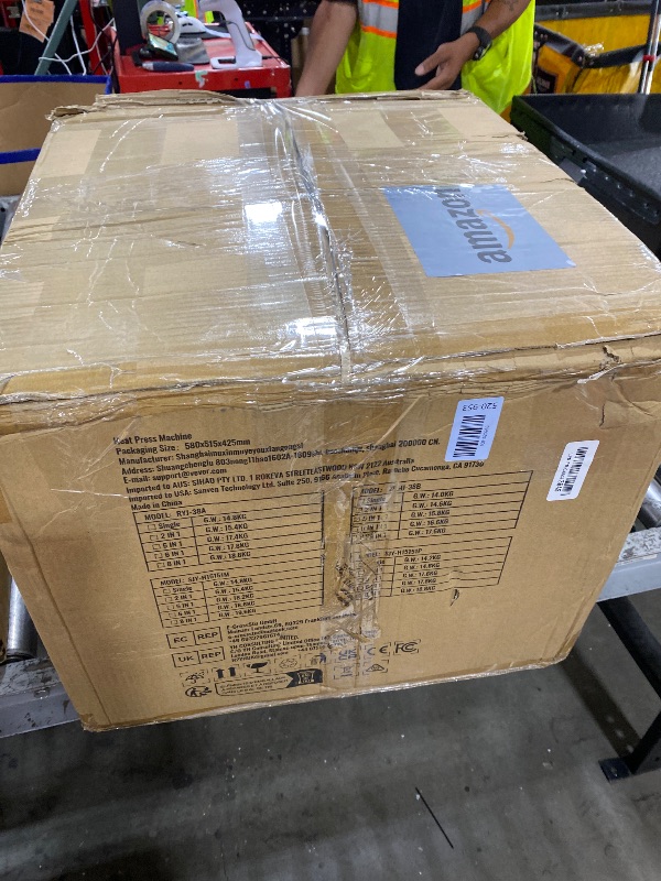 Photo 1 of VEVOR 5-in-1 Heat Press Machine, 15x15 inch, Blue