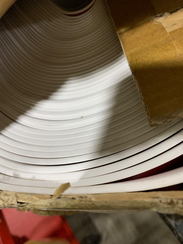 View 3 of POPAKAN Peel and Stick Baseboard Trim, 6" x 100 ft, White Vinyl