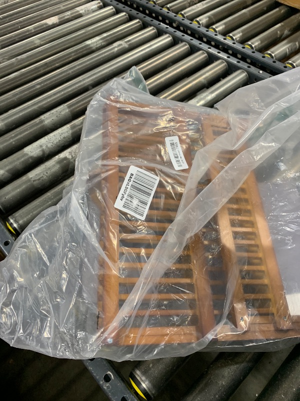 Photo 1 of Greenual Teak 2-Tier Dish Drying Rack