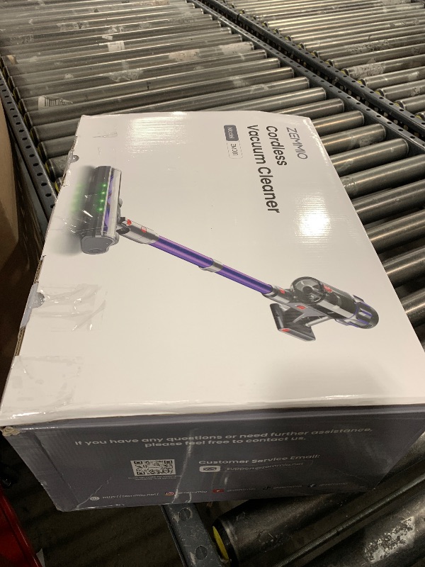 View 2 of Zemmio ZM001 Cordless Vacuum Cleaner, 55KPA, 90-Min Runtime, Purple