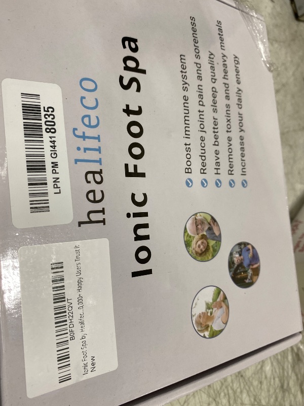 Photo 1 of Healifeco Ionic Foot Spa - White