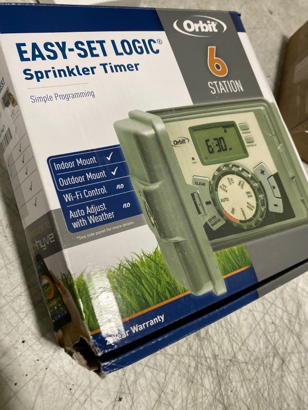Photo 1 of Orbit 57896 6-Station Sprinkler Timer