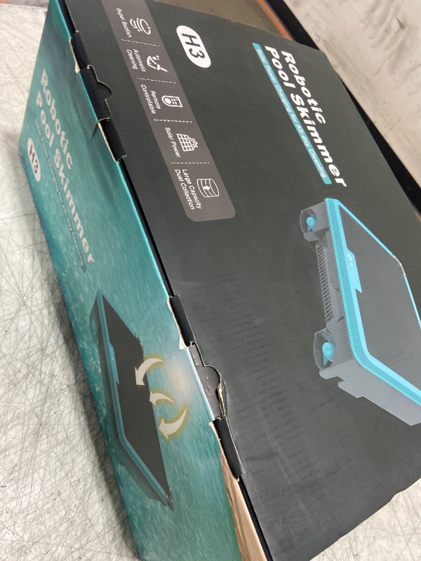 Photo 1 of KKI Solar Powered Pool Skimmer - Black