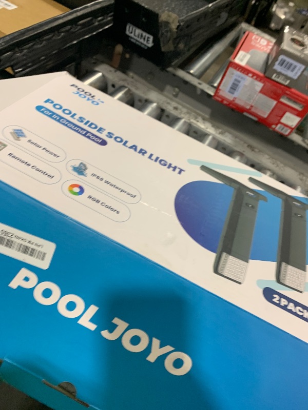 Photo 1 of Solar Pool Lights Only for Inground Pools with Remote, 56 LEDs Brighter 3-Sided 180° Underwater Glow, 10 Colors 4 Modes, 3 Brightness Levels, IP68 Waterproof?2 Pack?