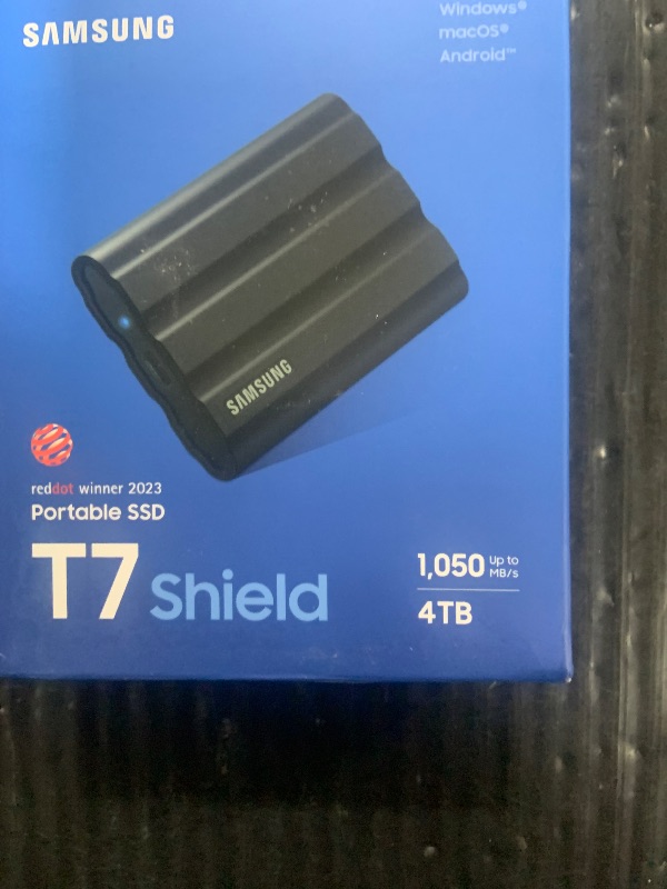 Photo 1 of Samsung T7 Shield Portable SSD 4TB