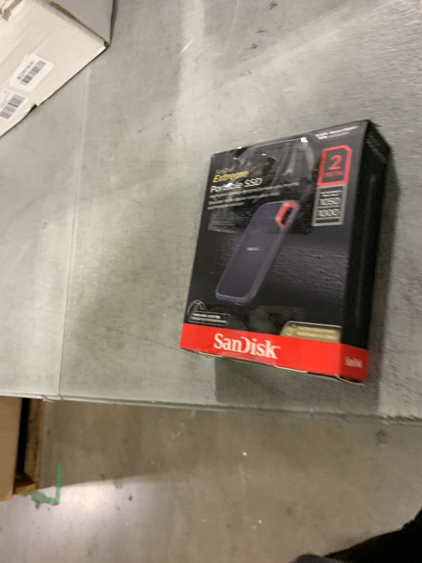 Photo 1 of SanDisk 2TB Extreme Portable SSD