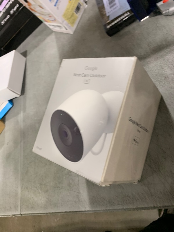 Photo 1 of Google Nest Cam Outdoor (Wired, 2nd Gen) - Security Camera - 2025 - Snow