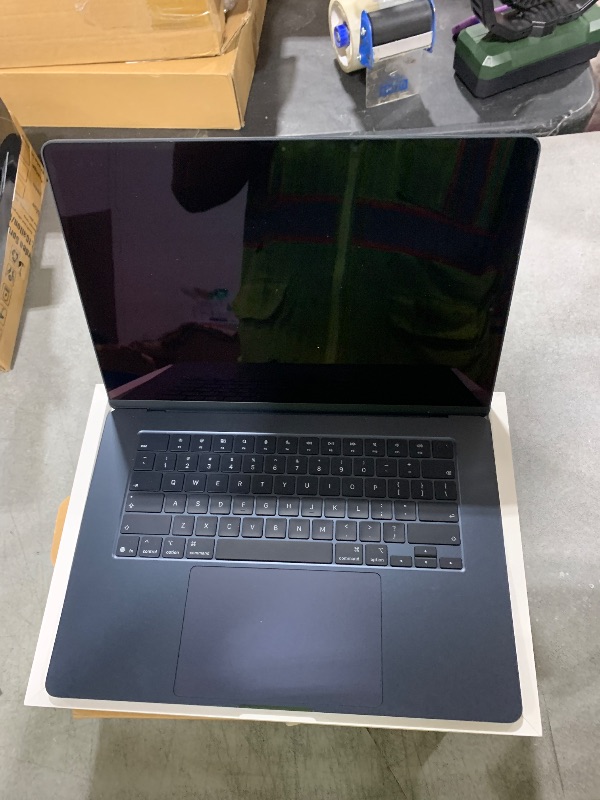 Photo 1 of Apple 2026 MacBook Air 15-inch Laptop with M5 chip: Built for AI, 15.3-inch Liquid Retina Display, 16GB Unified Memory, 512GB SSD, 12MP Center Stage Camera, Touch ID, Wi-Fi 7; Midnight