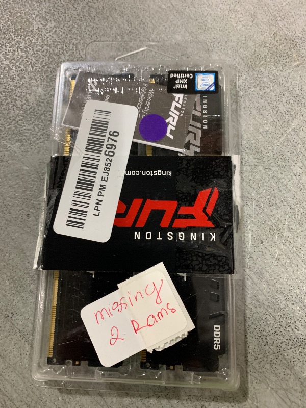 Photo 1 of Kingston FURY Beast 128GB DDR5 Memory Kit *PARTIAL SET*