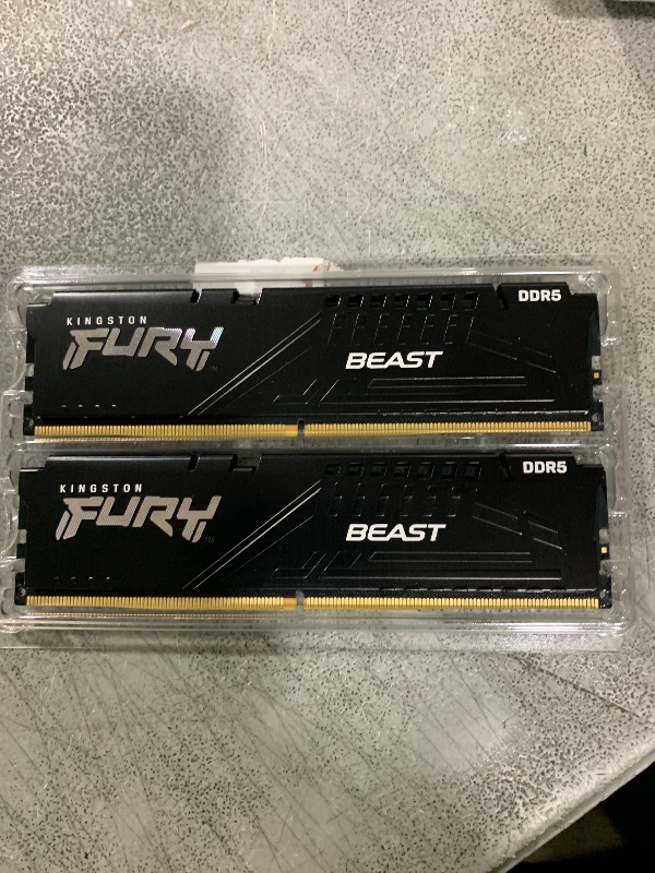 Photo 1 of Kingston FURY Beast 128GB DDR5 Memory Kit *PARTIAL SET*