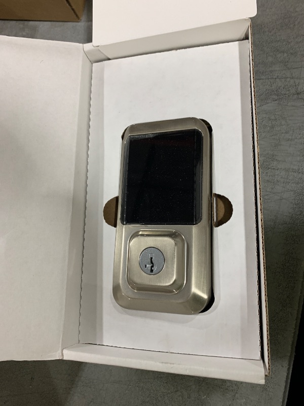 Photo 1 of Kwikset 939WIFITSCR-15S Halo Wi-Fi Enabled Smart Lock Deadbolt with Touchscreen and SmartKey Backup Satin Nickel Finish