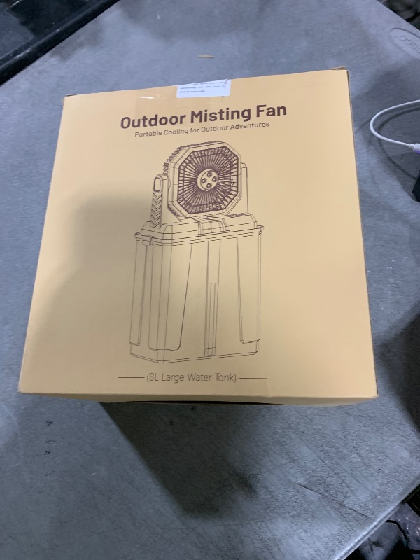 Photo 1 of Allsion Rechargeable Misting Fan w/ 8L Bucket