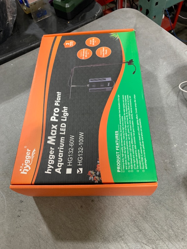 Photo 1 of hygger 100W Full Spectrum RGB COB LED Aquarium Light