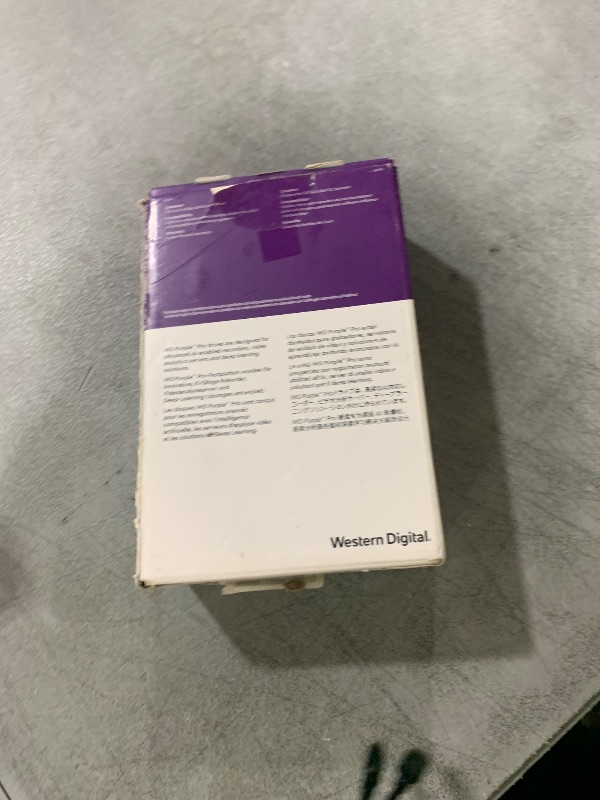 Photo 1 of Western Digital 8TB WD Purple Pro Surveillance Internal Hard Drive HDD - SATA 6 Gb/s, 256 MB Cache, 3.5" - WD8002PURP