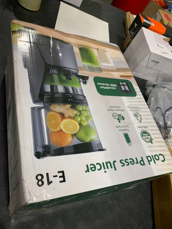 Photo 1 of EanOruus Cold Press Juicer, Premium Gray