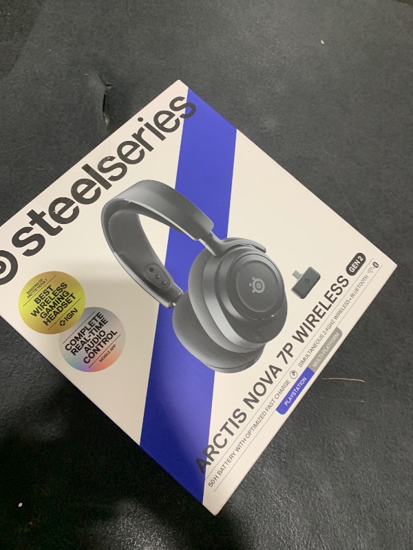 Photo 1 of SteelSeries Arctis Nova 7P Wireless Gen 2 Gaming Headset