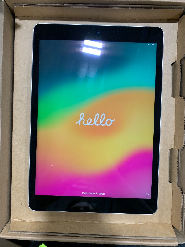 Photo 1 of Apple iPad (9th Generation): with A13 Bionic chip, 10.2-inch Retina Display, 64GB, Wi-Fi, 12MP front/8MP Back Camera, Touch ID, All-Day Battery Life – Silver