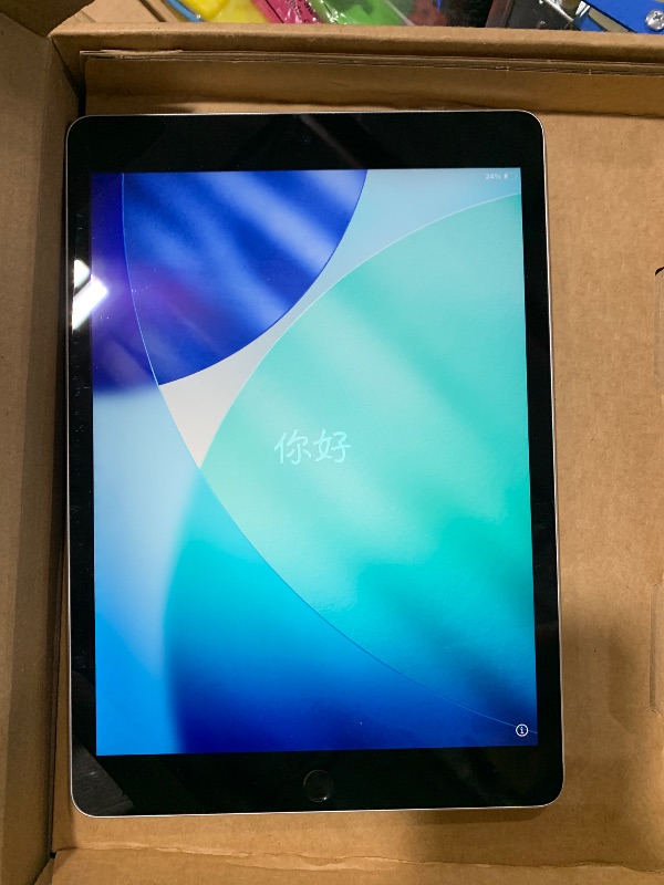 Photo 1 of Apple iPad (9th Generation): with A13 Bionic chip, 10.2-inch Retina Display, 64GB, Wi-Fi, 12MP front/8MP Back Camera, Touch ID, All-Day Battery Life – Silver