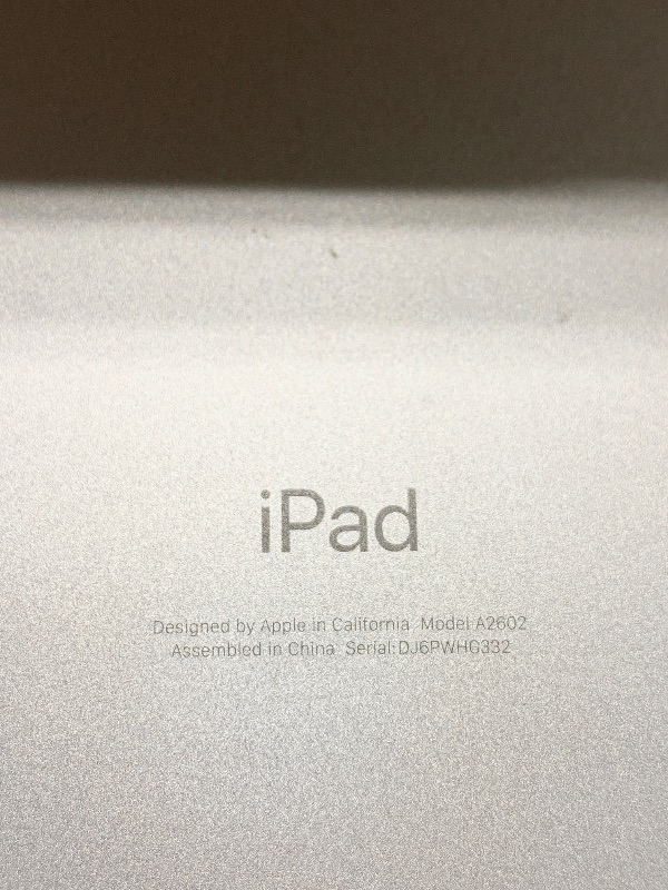 Photo 1 of Apple iPad (9th Generation): with A13 Bionic chip, 10.2-inch Retina Display, 64GB, Wi-Fi, 12MP front/8MP Back Camera, Touch ID, All-Day Battery Life – Silver