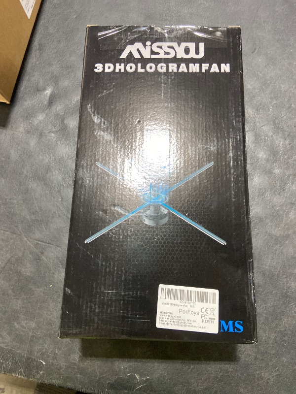 Photo 1 of PorFoys 25.6" 3D Holographic Display Fan