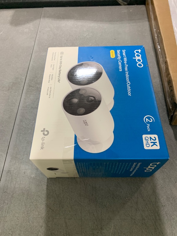 Photo 1 of Tapo MagCam 2K+ Security Camera Wireless Outdoor, Battery, C425(2-Pack)