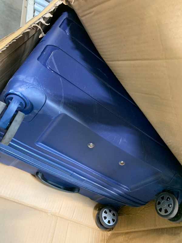 Photo 1 of ** VERY USED** Traveler's Choice Pagosa Hardshell Expandable Luggage with Spinner Wheels, Navy, 30-Inch Large