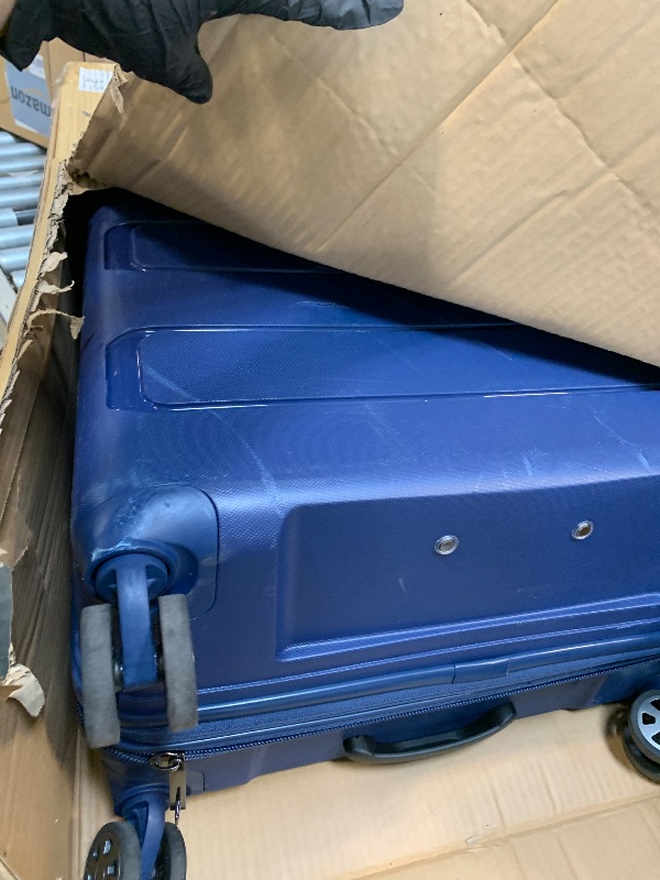 Photo 1 of ** VERY USED** Traveler's Choice Pagosa Hardshell Expandable Luggage with Spinner Wheels, Navy, 30-Inch Large