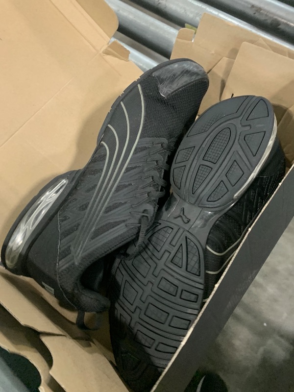 Photo 1 of **DIRTY/USED**
Puma Mens Voltaic Evo Cross Trainer, Puma Mens Black-Stormy Slate-for All Time Red, 11.5