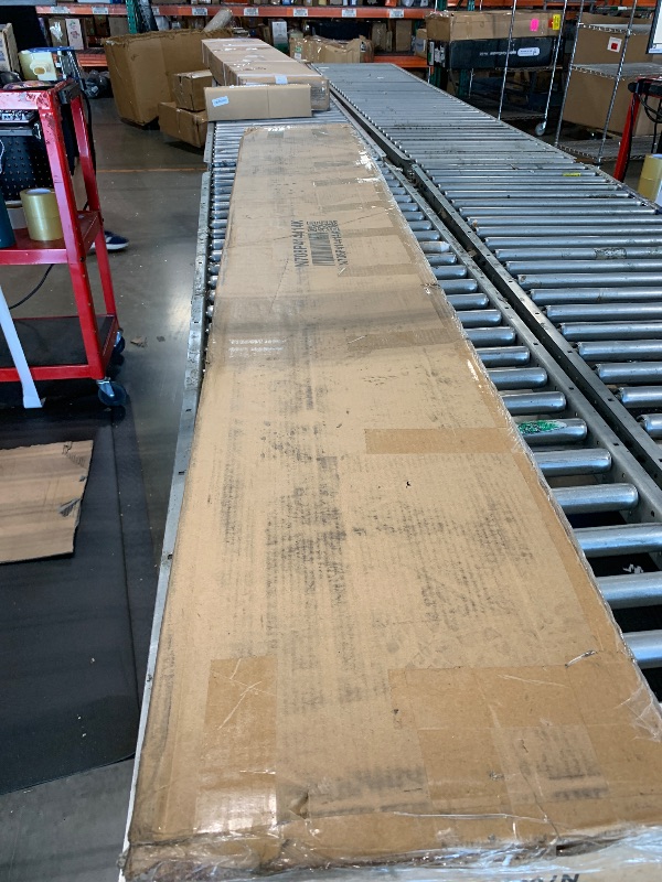 Photo 1 of !!NO NAILS /USE FOR PARTS FINAL SALE!!!!Merax Queen Size Murphy Bed Frame, Modern Wall Bed Can Be Folded into Cabinet, Chair with Cushion, White