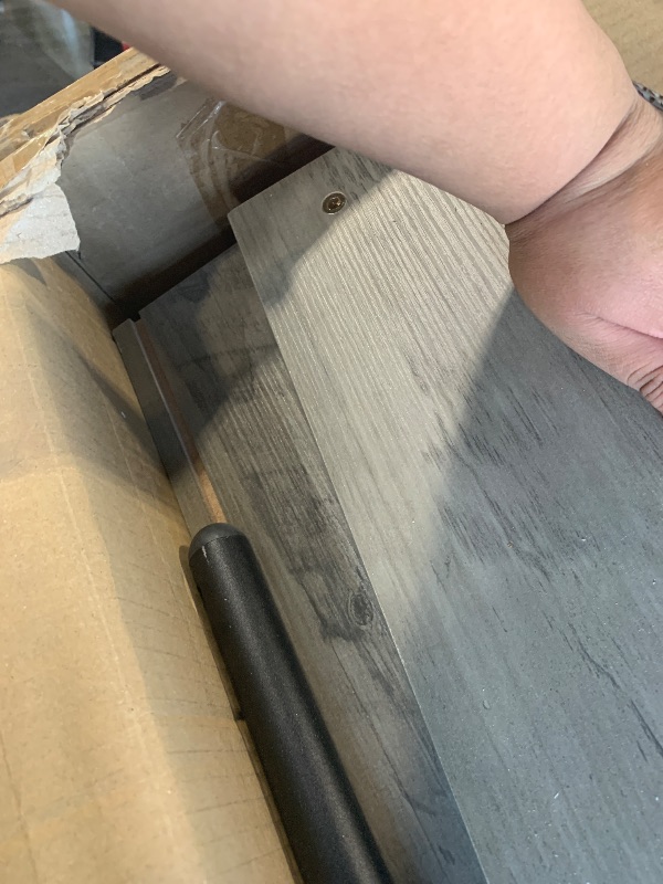 Photo 1 of !!!NO NAILS!!SLOD FOR PARTS!!IDEALHOUSE Farmhouse TV Stand for 65/75 Inch TVs, Vintage TV Cabinet with 2 Mesh Doors and 4 Open Shelves, Rustic Entertainment Center for Living Room, Bedroom