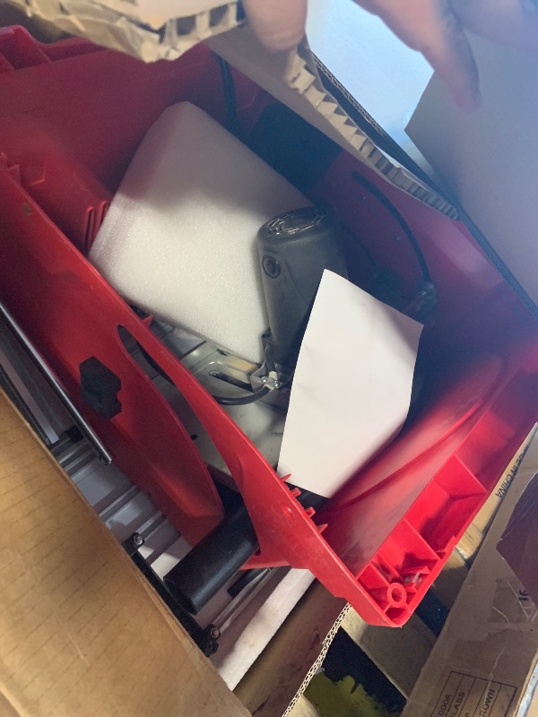 Photo 1 of !!!!!BULTS MISSING SLIGHT DENTS AND DAMAGE!!!!FINAL SALE!!!Table Saw 10 Inch, 15 Amp 5000RPM Powerful Tablesaw With Stand & Protective Cover, 36 X 25 Inch Tabletop Saw 90° Cross Cut & 0-45° Bevel Cut, Adjustable Depth, for Woodworking, Metal, Plastic