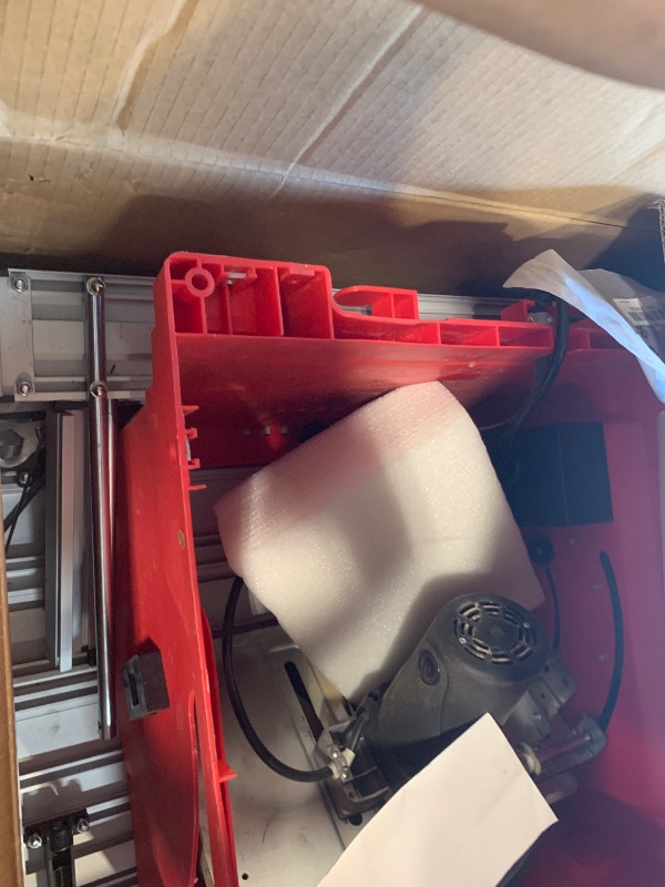 Photo 1 of !!!!!BULTS MISSING SLIGHT DENTS AND DAMAGE!!!!FINAL SALE!!!Table Saw 10 Inch, 15 Amp 5000RPM Powerful Tablesaw With Stand & Protective Cover, 36 X 25 Inch Tabletop Saw 90° Cross Cut & 0-45° Bevel Cut, Adjustable Depth, for Woodworking, Metal, Plastic
