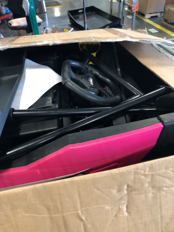 Photo 1 of *** UPDATED 6/14***ELEMARA 24V Ride on Toy for Big Kid,Ride on Car 2 Seater w/Sun Shade,Dump Bed & Shovel,4.5MPH,4WD Electric Car for Kids,Battery Car w/Remote,Kids Ride on Truck,3 Speeds,LED Lights,Bluetooth, Hot Pink
