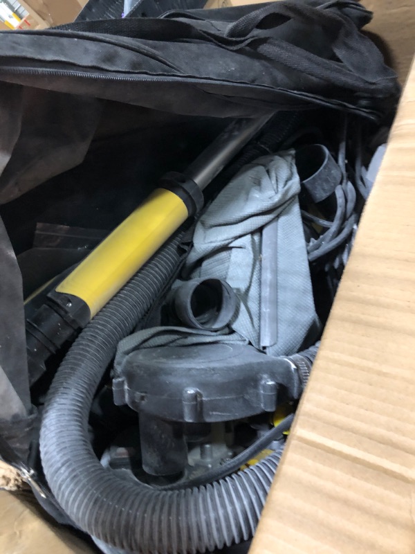 View 4 of !!!dirty has been used!!!final sale!!!Drywall Sander with Vacuum Dust Collector, CUBEWAY 6.5A 780W Ceiling and Wall Sander Tool with 7 Variable Speed 900-1800RPM, Popcorn Ceiling Removal Tool, LED Light, 20pcs Sanding Discs