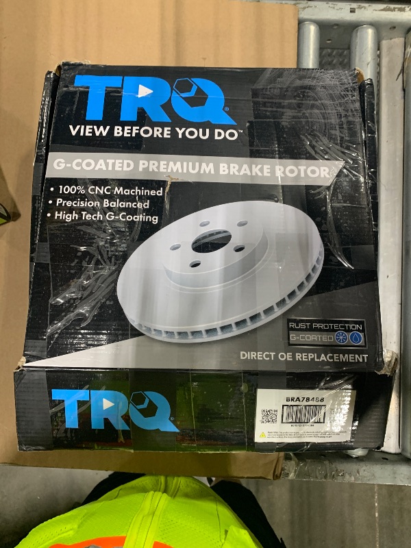 Photo 1 of **MISSING PARTS**
TRQ Front Ceramic Brake Pad and Rotor Set Coated Compatible with 00-03 Toyota Tundra with 5.3 Inch Front Pad Length 04-06 03 Sequoia with 04-07***similar**