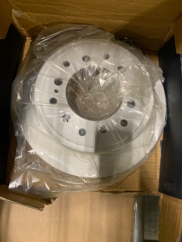 Photo 1 of **MISSING PARTS**
TRQ Front Ceramic Brake Pad and Rotor Set Coated Compatible with 00-03 Toyota Tundra with 5.3 Inch Front Pad Length 04-06 03 Sequoia with 04-07***similar**