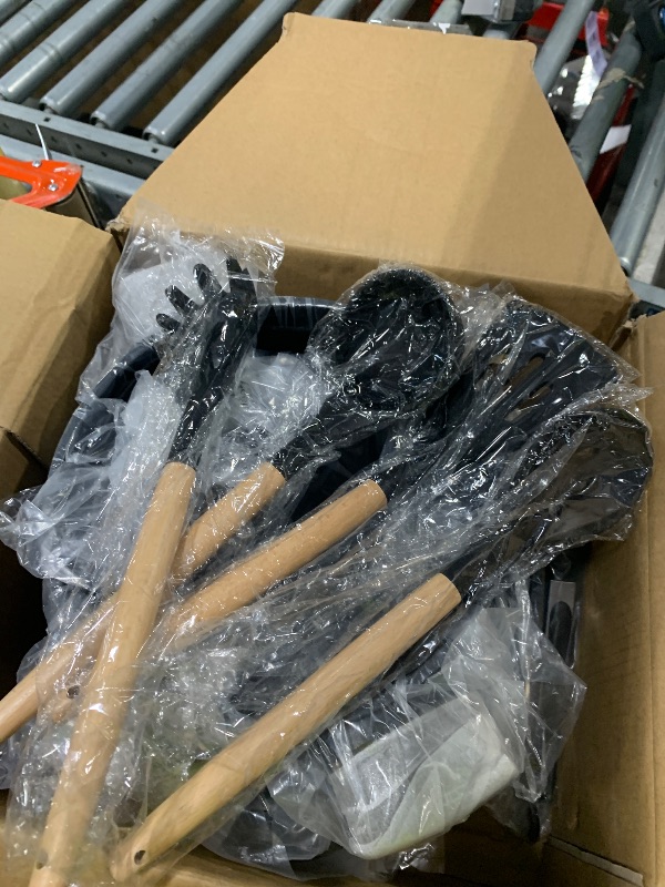 Photo 1 of **MISSING PARTS**
Astercook 19 Pcs Pots and Pans Set Non Stick, Black Titanium Induction Kitchen Cookware Sets, Non toxic Healthy Kitchen Cooking Set with Frying Pans Set, PFAS PTFE PFOA PFOS Free, Mothers Day Gifts
