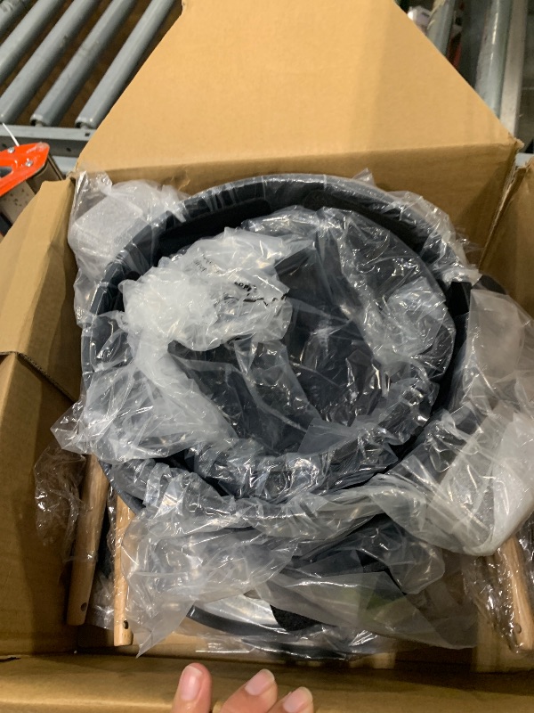 Photo 1 of **MISSING PARTS**
Astercook 19 Pcs Pots and Pans Set Non Stick, Black Titanium Induction Kitchen Cookware Sets, Non toxic Healthy Kitchen Cooking Set with Frying Pans Set, PFAS PTFE PFOA PFOS Free, Mothers Day Gifts