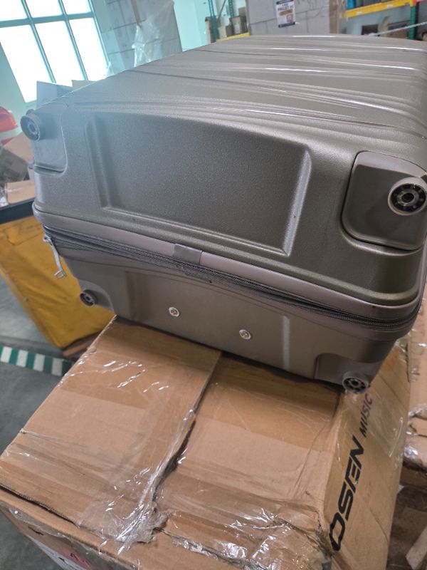 View 5 of 6/19/2026 ***MISSING PARTS***
TRAVELEO 2 Piece Luggage Set PP Hardshell, Expandable Suitcase Set (20/24/28) with 14" Cosmetic Case, Lightweight Spinner Wheels with TSA Lock, Detachable Wheels for Nesting Storage (Champagne)