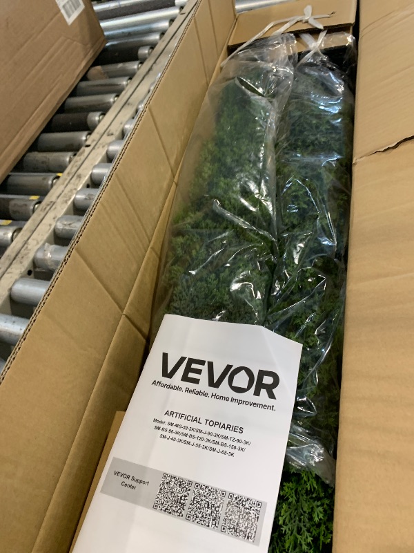 Photo 1 of ***SIMILAR ITEM*** VEVOR Artificial Cedar Topiary Trees, 36 inch 2 Set Faux Pine Shrubs Plants, Fake Silk Tree Look Real, Easy Assembly for Decor Front Porch Outdoor Patio Garden Balcony Backyard Indoor Office?3FT