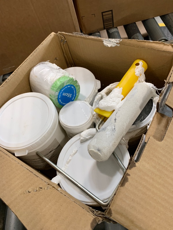 Photo 1 of ****VERY USED*** Smalltongue White Marble Countertop Paint Kit(Including Epoxy Resin), All-IN-ONE Set, Cover Up to 35 SQ. FT., For Marble, Granite, Formica, Laminate, Ceramic Tile etc.