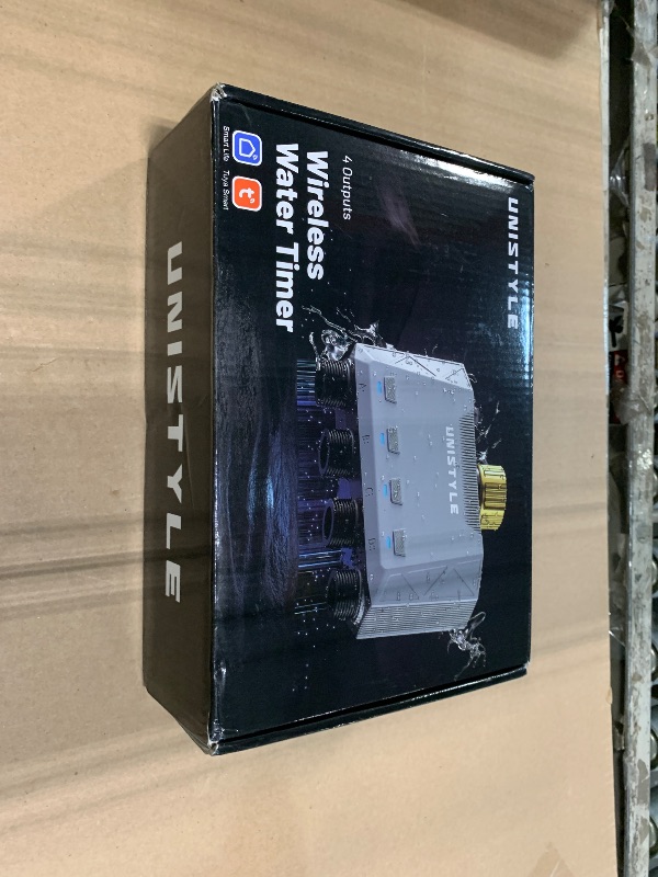Photo 1 of [All-New 2027] 1700FT WiFi 4 Zone Water Timer for Garden Hose with Brass Inlet, Unistyle Smart Sprinkler Controller Compatible Alexa & Google Voice, WiFi Hose Timer, Auto Manual Modes for Garden Lawn