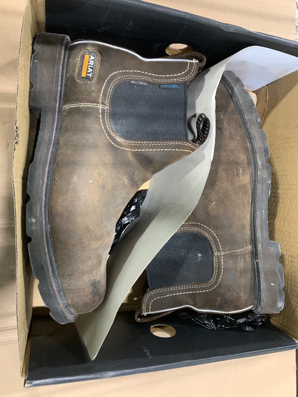Photo 1 of *** VERY USED *** ARIAT Men’s Groundbreaker Chelsea Waterproof Steel Toe Work Boot10.5