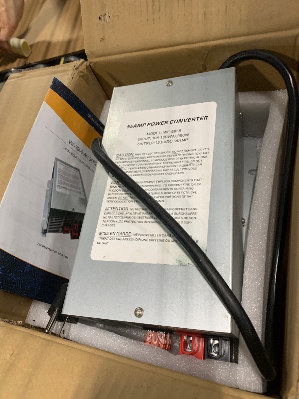 Photo 1 of ???? ??????? WF-9855 55 Amp Power Converter, Rv Power Converter, WF-9855-AD, Replace for RV Trailer Camper 9800 Series, WF-9855-AD, 55 Amp Power Converter for Rv, 5 Years Warranty