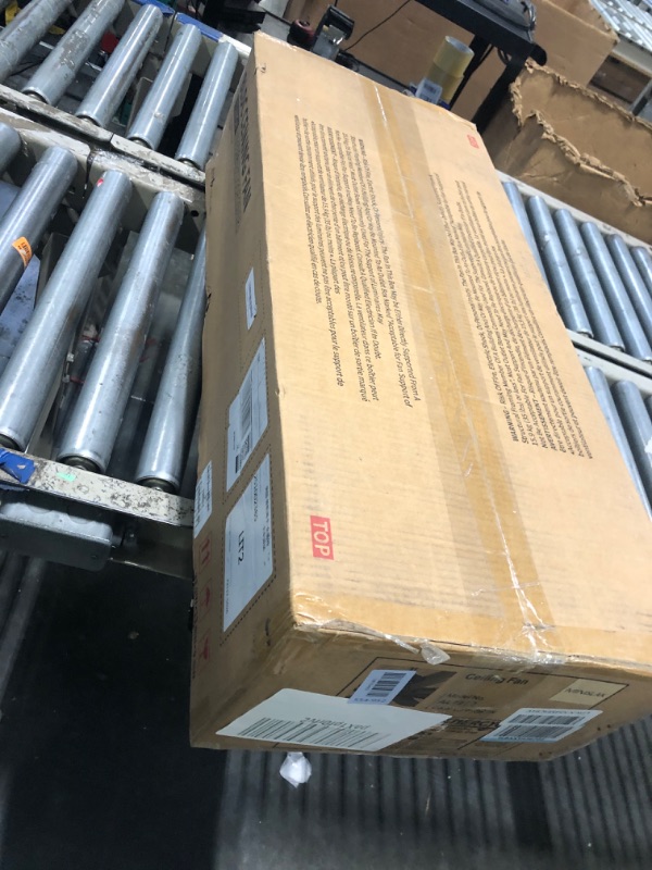 Photo 1 of ****CHECKED 7/10 - AS IS/NO RETURNS - SALE FINAL - FOR PARTS ONLY****Minislak 72 Inch Ceiling Fan No Light with Remote,8 Aluminum Blades,Industrial DC Motor Quiet Operation,6 Speeds,Large Indoor Outdoor Ceiling Fan for Garage,Patio,Living Room(Brushed Ni